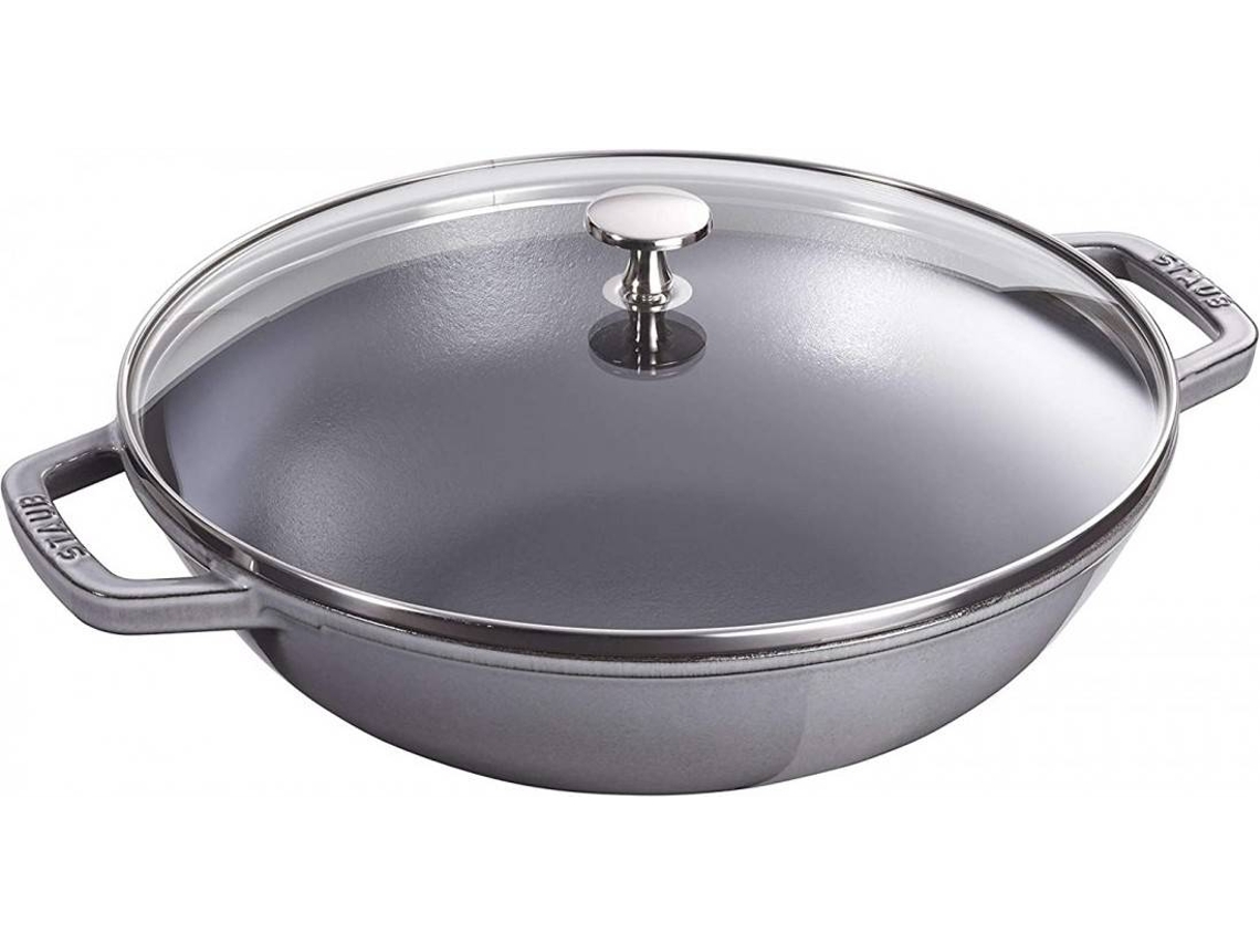 Sartén STAUB (Gris - Hierro Fundido - 30x12 cm)