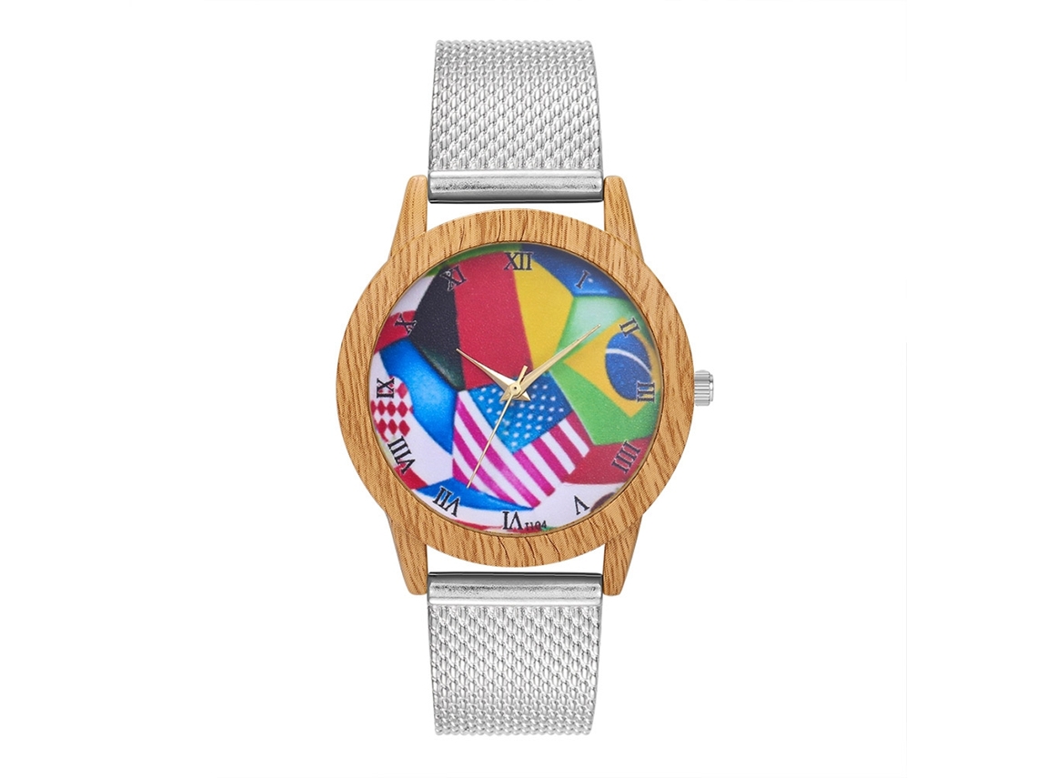 Reloj De Pulsera Analógico De Aleación De Moda Y Ocio Cuarzo T104-f (plata)