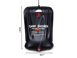 Bolsa De Ducha Solar Portátil Al Aire Libre 20l Para Camping, Calentamiento Rápido, Baignador Exterior