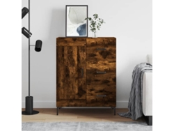 Aparador De Madera De Ingeniería Roble Ahumado 69,5x34x90 Cm