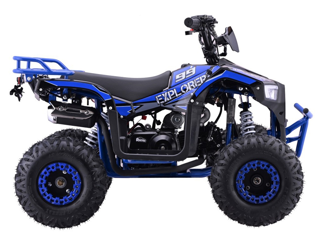 Cuatriciclo de gasolina 110cc Explorer Blue B.active