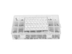 Kit De Transistores Npn Pnp 840pcs 2n2222a-bc558 De 3 Pines Silicio Para Diy