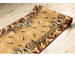 Alfombra de Pasillo Bcf Trio Dorado Oscuro 90 cm