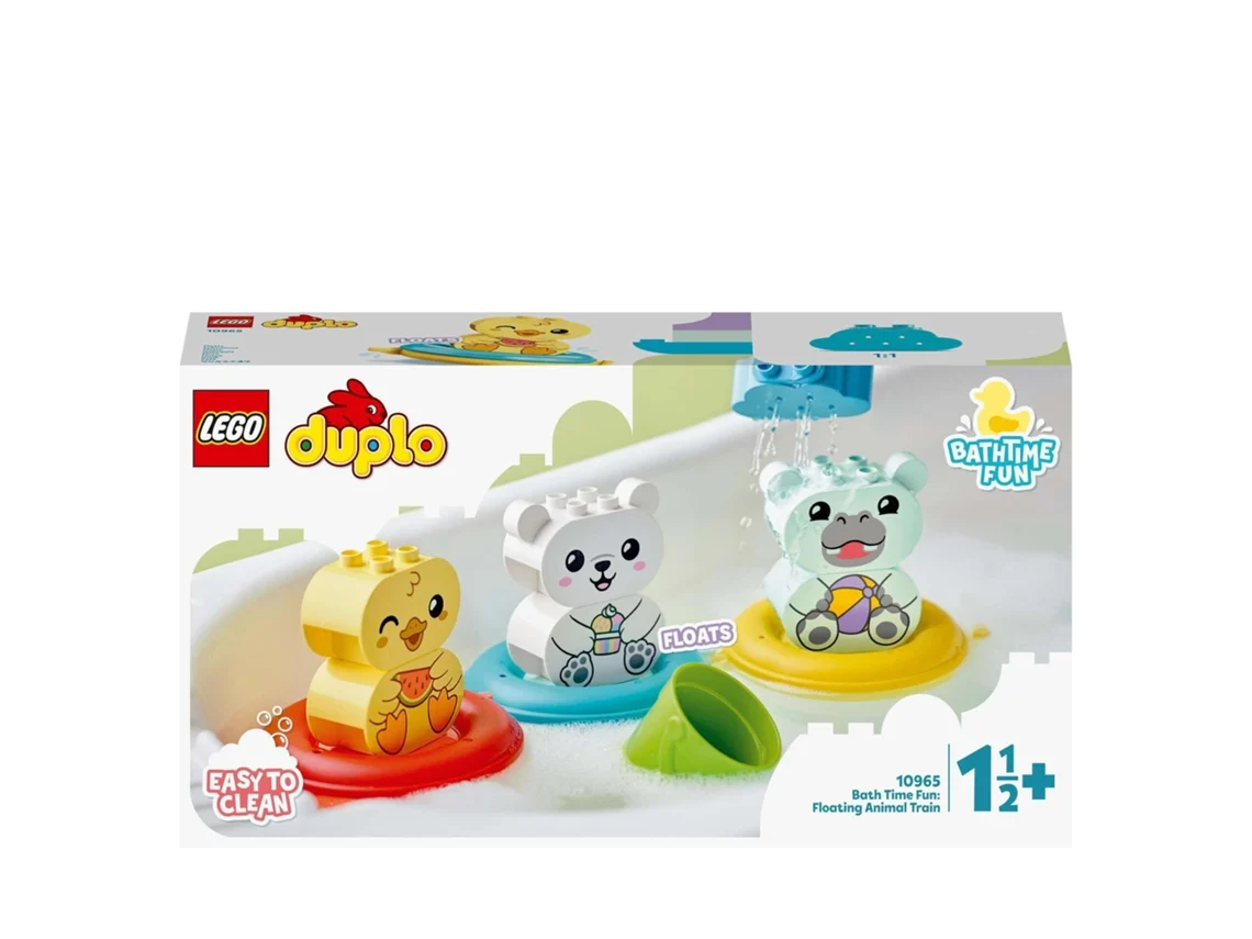 LEGO Duplo: A Minha Primeira Hora do Banho Divertido: Comboio de Animais Flutuantes 18+ Meses (14 peças)