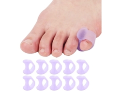 Juego De 10 Separadores De Dedos Pequeños De Gel, Alineador De Dedos En Martillo Y Separador De Dedos (morado) 2025