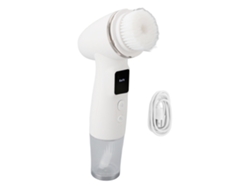 Escobilla Eléctrica De Limpieza Facial Recargable Ipx5 Espuma Automática Exfoliante Masajeadora Blanca