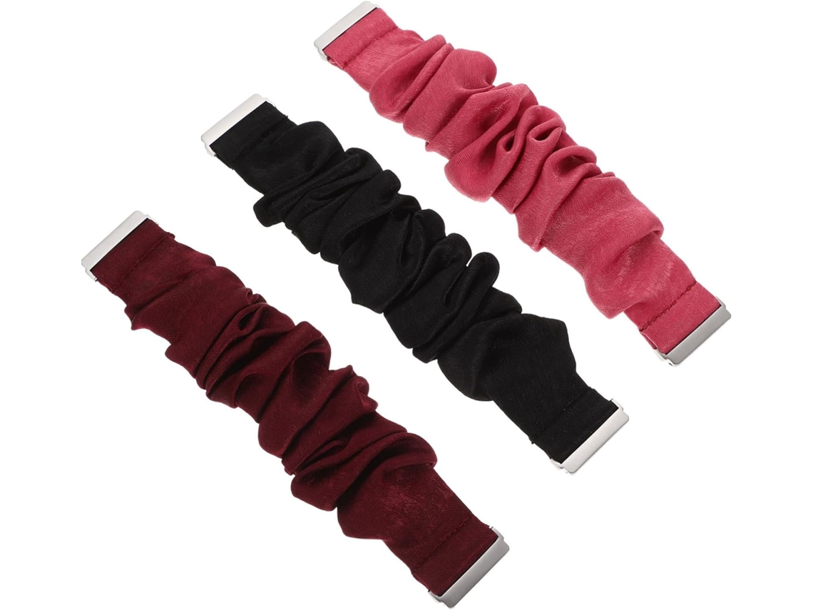 Juego de 3 correas elásticas para reloj, accesorio decorativo, compatible con