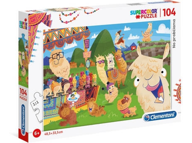 Puzzle CLEMENTONI No ProbLLAMA (104 Piezas)