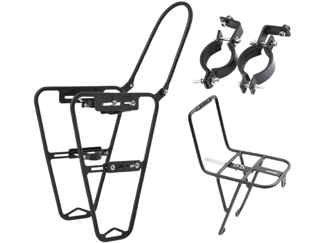 Portaequipajes Delantero Para Bicicleta Harilla, De Aleación Aluminio, Práctico, Fácil Instalar, Robusto Con