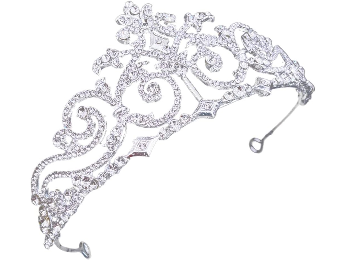 Tiara Para Fiesta De Té Para Niñas Con Corona Decorativa Para Novia, Boda Y Accesorio Para Fiestas