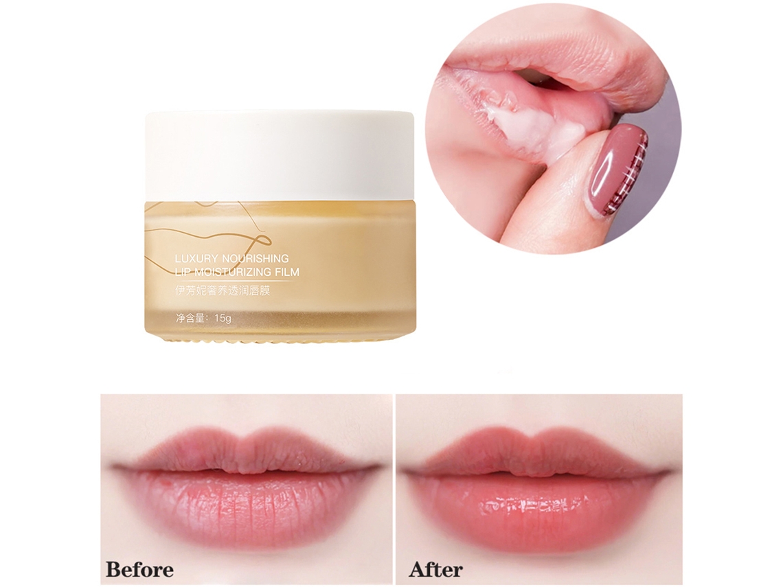 Bálsamo labial nutritivo e hidratante con efectos duraderos.