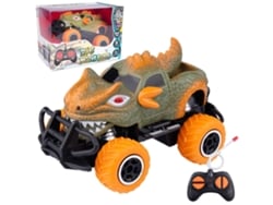 Mini Coche Teledirigido De Dinosaurio Monstruo Para Niños Con 4 Canales