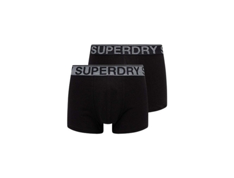 Bóxer de Hombre SUPERDRY Algodón Orgánico Gris (M)
