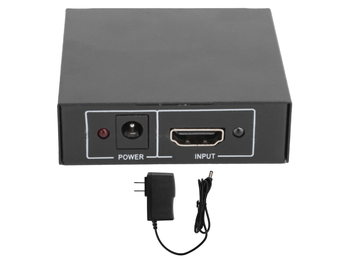 Distribuidor Convertidor Divisor De Interfaz Multimedia Hd De 1 A 2, 4k X 2k, 100-240v
