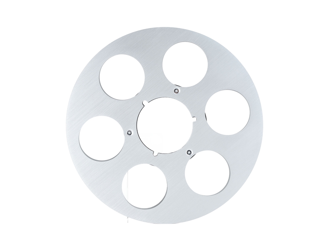 Carrete De Cinta Vacío De 10,5 Pulgadas (1/4") De Aleación De Aluminio Con 6 Orificios Para Grabadora De Cinta De Carrete Abierto.