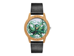 Reloj De Cuarzo Unisex Con Correa De Silicona Casual Negro Para Hombre Y Mujer