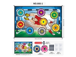 Set de entrenamiento de fútbol Eifson con zonas de puntuación y 2 balones de colores (01)