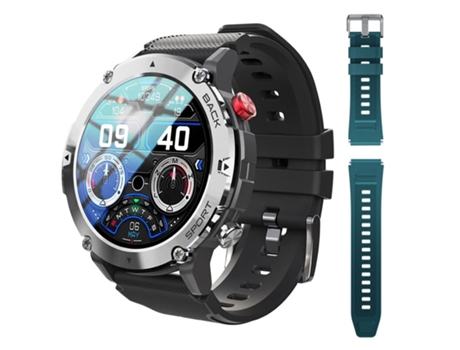 Reloj inteligente resistente C21 para hombre, resistente al agua hasta 3ATM, rastreador de Fitness deportivo, reloj inteligente con llamada Bluetoo...