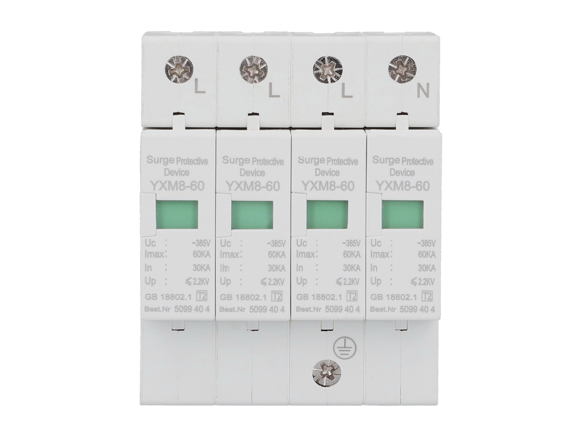 Módulo Desconectador De Protección Contra Sobretensiones Ac380v Yxm8-60 Para Equipos Eléctricos