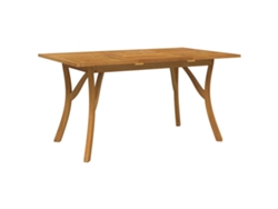 Mesa De Jardín VIDAXL Marrón Madera de acacia (150x90x75 cm)