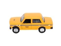 Modelo De Taxi De Aleación Metálica A Escala 1:32 Con Luz Y Sonido - Regalo Para Niños