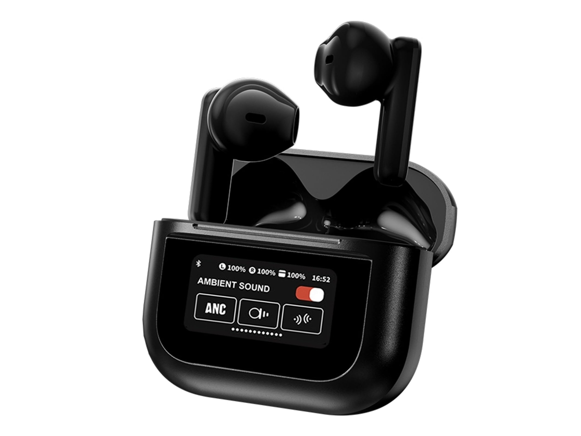 Auriculares Inalámbricos Táctiles Estéreo HiFi Sonido Llamada YEMAESRE Tela Bluetooth Negro