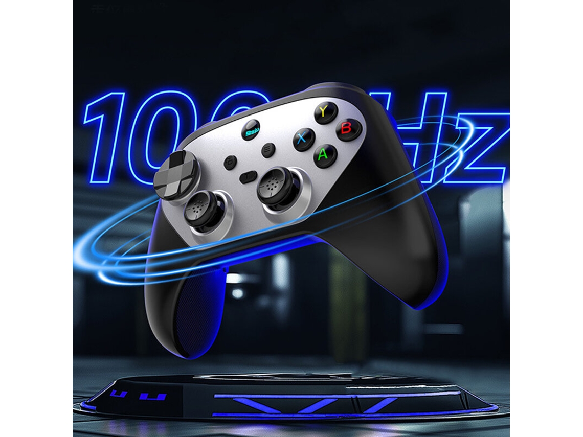 Mando inalámbrico para juegos Black-g6s con Bluetooth, joysticks con efecto Hall y gatillo Hall, giroscopio de 6 ejes, 1000 Hz, Turbo Macro.
