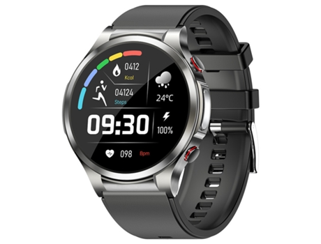 Smartwatch multifuncional, pantalla de 1,32 pulgadas, resistente al agua y al polvo IP67, Plata CHRONUS