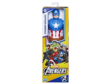Marvel AVENGERS Titan Hero Series Capitán América Figura AVENGERS 4 Años