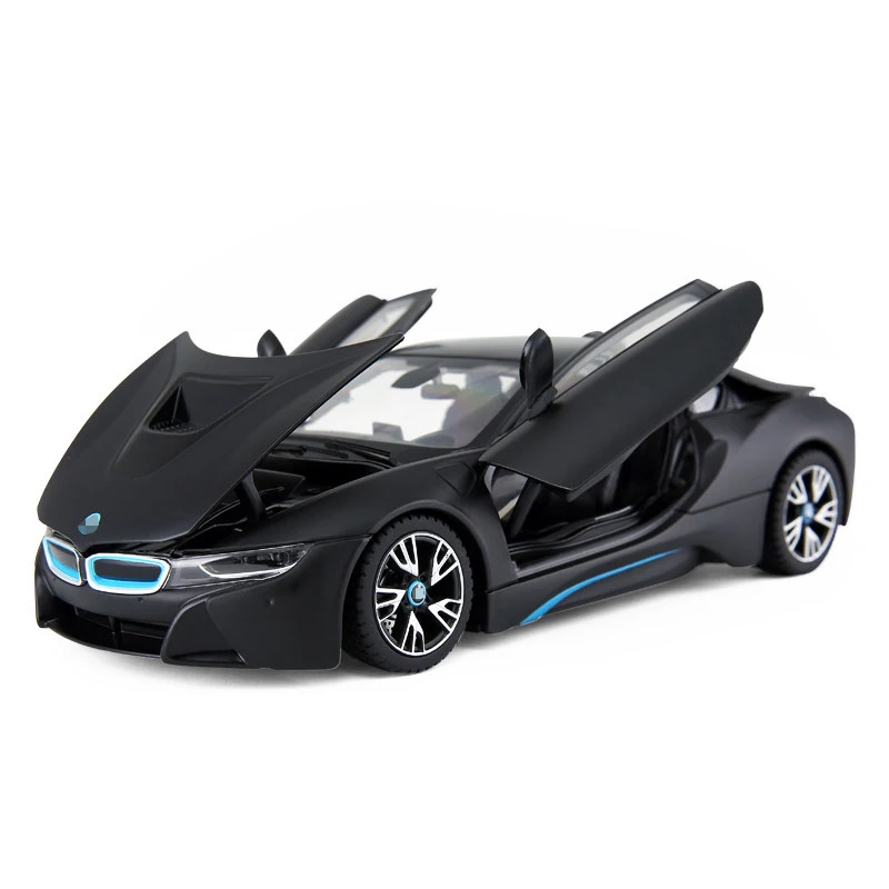(negro) Coche De Juguete Supercar De Aleación Fundido A Presión A Escala 1:24