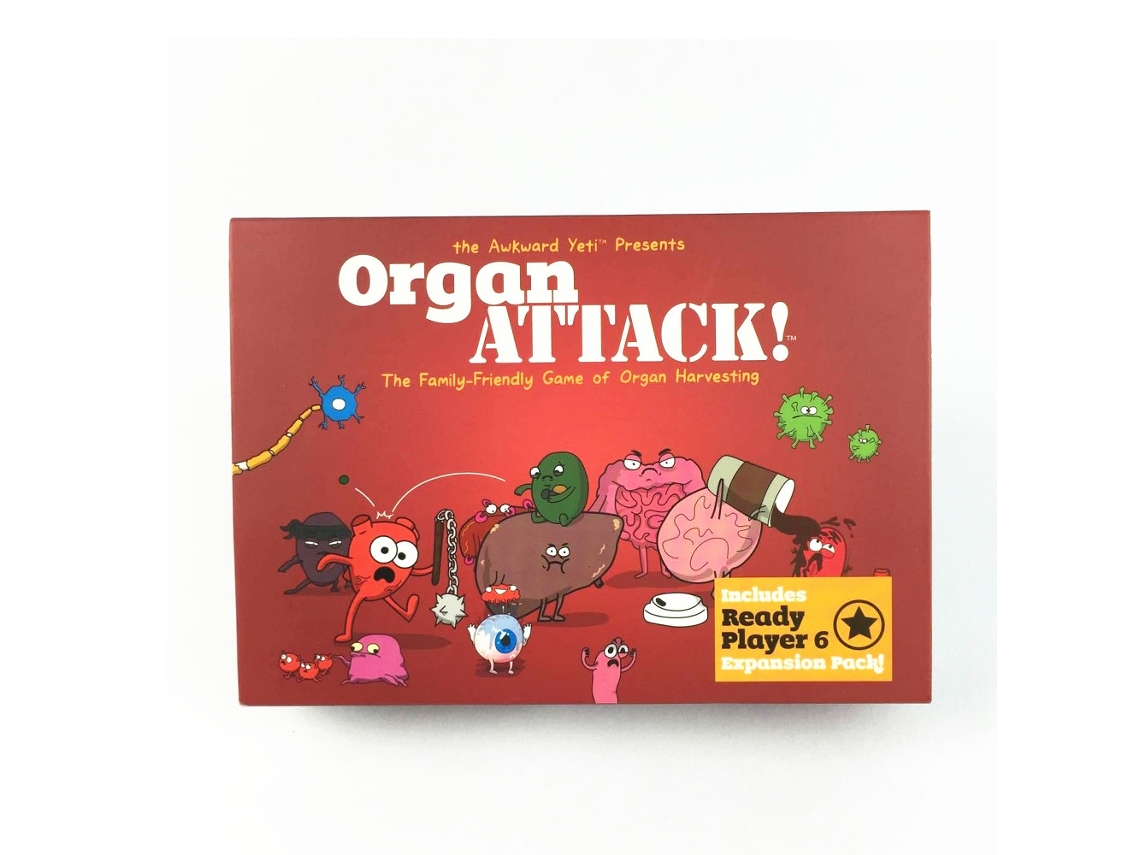 Juego De Cartas De Mesa Organ Attack: Diversión Familiar, Juguete Educativo Y Juego Médico