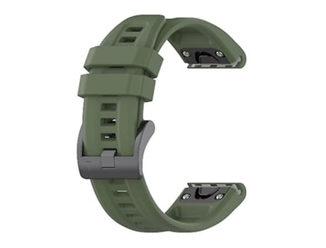 Correa De Reloj Inteligente Para Garmin Fenix 5S Plus 20 Mm Silicona Color Sólido Correa De Reloj Verde Oscuro VENISYMLIS