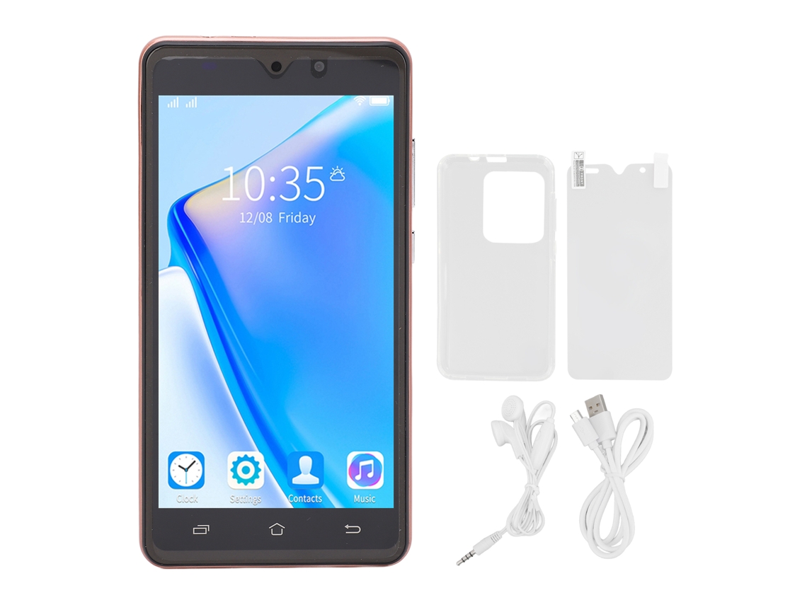 Smartphone Android S22+ 2026, pantalla HD de 5,5'', 2 GB de RAM, 32 GB de almacenamiento, cámara de 5 MP, reconocimiento facial, doble SIM, GPS, ultrafino.