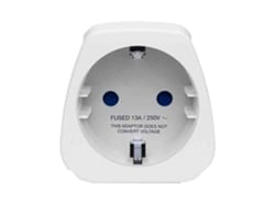 Adaptador Europa Con Conexión A Tierra Para Uk (Schuko) TRAVEL BLUE