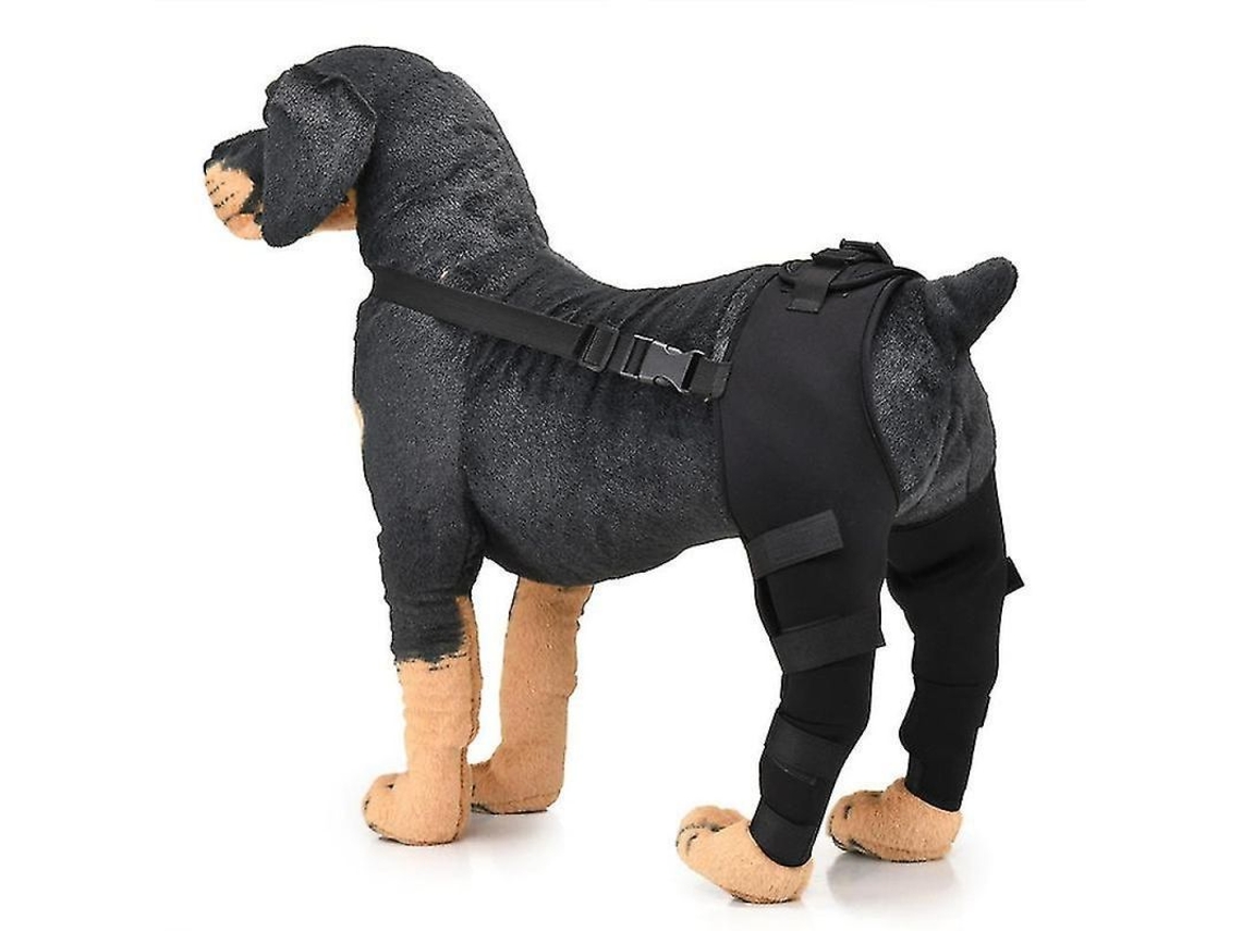 2026-protector De Rodilla Para Perros De Patas Traseras Con Soporte Extra Para Acl Artritis Y Dislocación Xs Negro