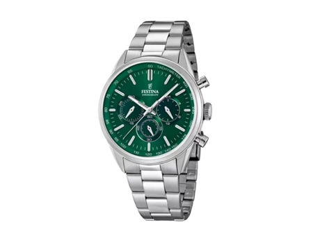 Reloj Hombre FESTINA F16820/R Verde Plateado