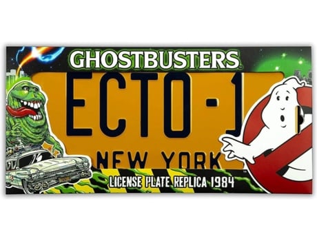 Placa Metálica DOCTOR COLLECTOR Ghostbusters