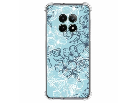 Funda Diseño Flores para Realme 12 5G 12X 5G TUMUNDOSMARTPHONE Silicona Multicolor
