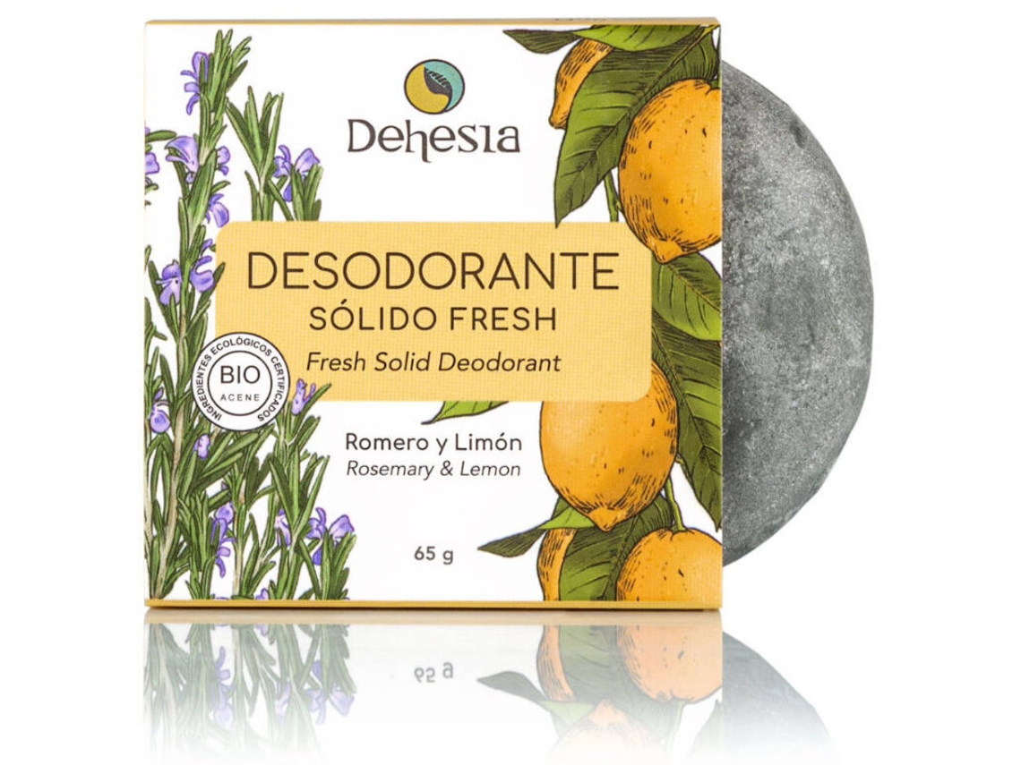 Desodorante Sólido Fresco Con Romero Y Limón 65 Gr Dehesia