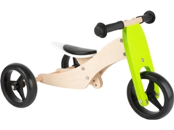 Triciclo SMALL FOOT COMPANY (Madera - Verde - 64 x 41 x 37 cm)