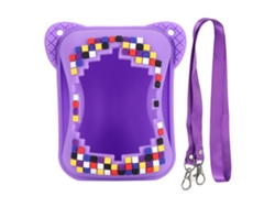 Cubierta De Silicona Con Cordón Para Bitzee Mascota Digital Juguete Interactivo Resistente A Arañazos Morado
