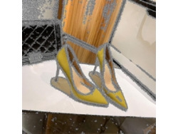 2026-zapatos De Tacón Alto Delgado De Punta Negros Para Mujer, 6cm 8cm 10cm, Cuero Patentado, Verano, Boda, Fiesta