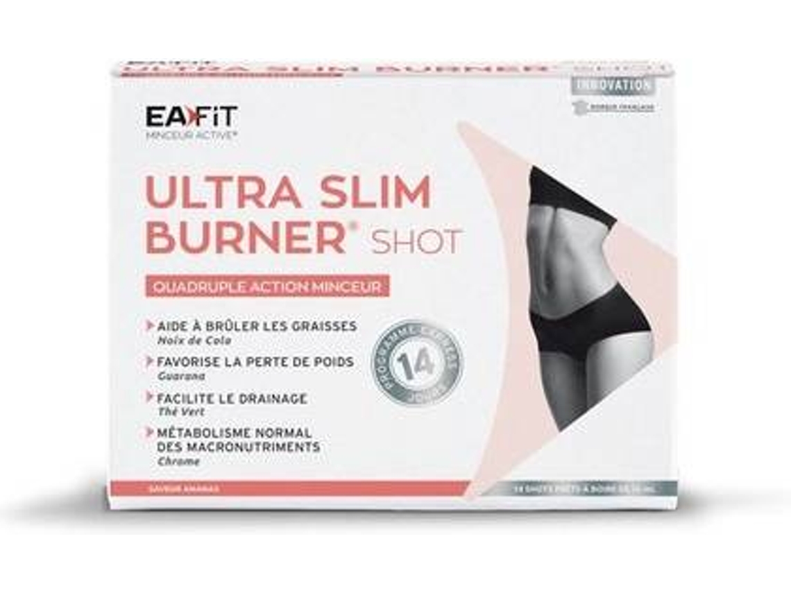 Complemento Alimenticio EAFIT Ultra Slim Burner Shot Sabor De Abacaxi (14 unidades de 25ml)