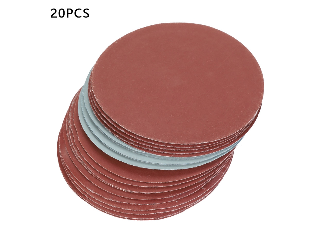 20 Piezas Discos De Lijado Redondos Duraderos 5 Pulgadas 1000 1500 2000 3000 Arena Para Lijar Pulir