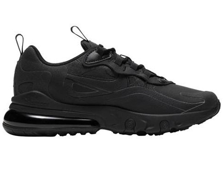 Tenis Deportivas NIKE Air Max 270 React Niños (Negro -Material Sintético, Tejido -38,5)
