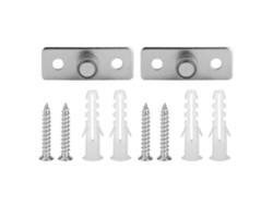 2 piezas de accesorios para puertas corredizas, guía de piso de acero inoxidable para puerta de granero