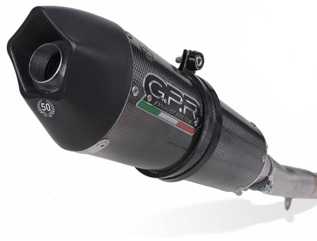 Silenciador GPR EXHAUST SYSTEMS Gp Evo4 Poppy Slip On Speed Triple 1050 16-19 Euro 4 Homologated Negro