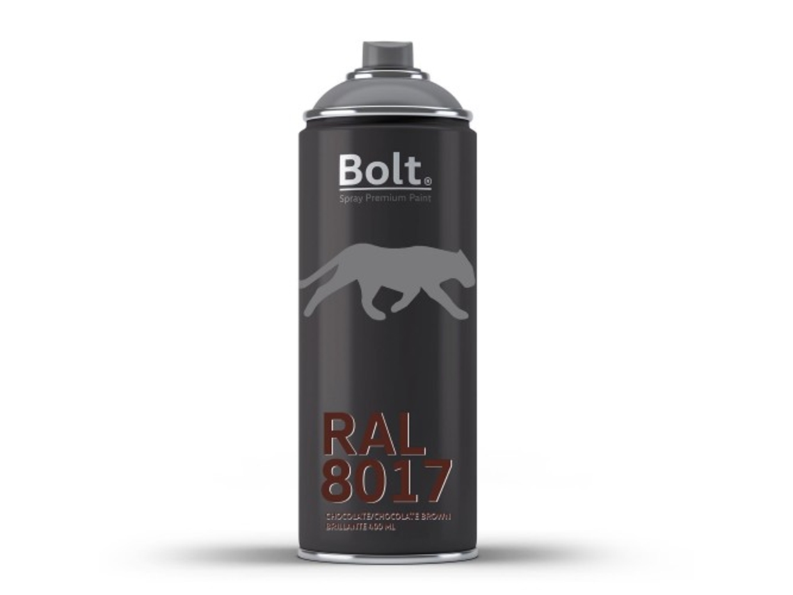 Spray Bolt Premium Acrilico Brillante Ral 400 Ml (Ral 8017 Chocolate)