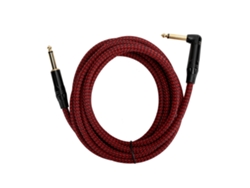 Cable Para Guitarra Eléctrica De 6,35 Mm, Ofc 22awg, 3 M, Conector Chapado En Oro Para Amplificadores E Instrumentos.