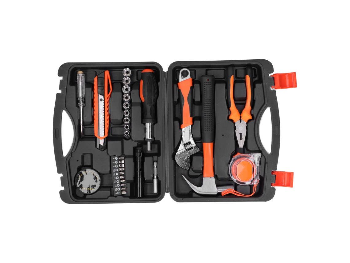 Kit De Herramientas Domésticas Todo En Uno, Caja De Herramientas De Ferretería, Suministros Industriales, Sistema Métrico.